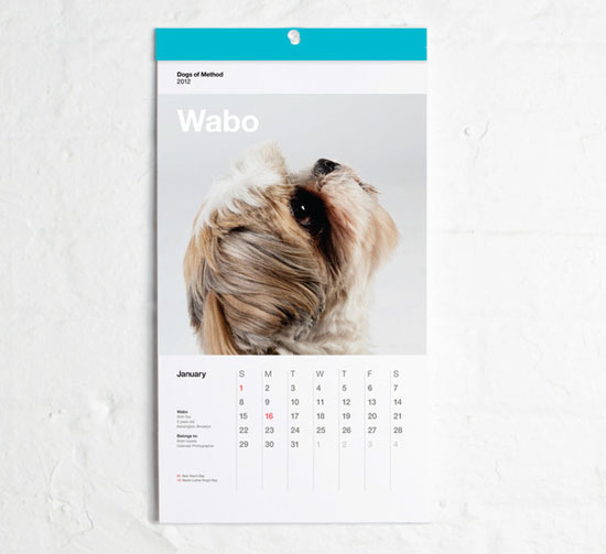 2012 Dogs of Method Calendar