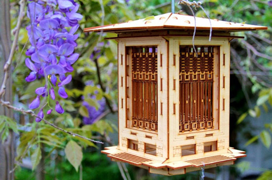 Unique 3D Puzzle Wooden Bird Feeder Kit