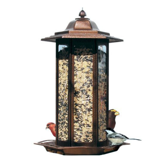 Birdscapes 366 Tall Tulip Garden Lantern Bird Feeder