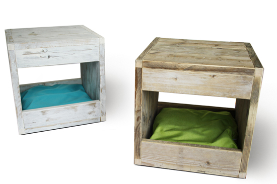 Bloq Pet Bed and Side Table by Binq Design