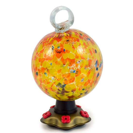 Beautiful and Colorful Carnival Hummingbird Feeder