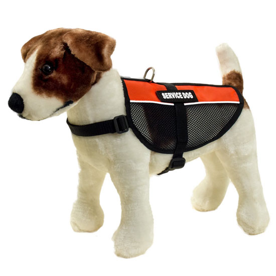 Cool Red Mesh Service Dog Vest