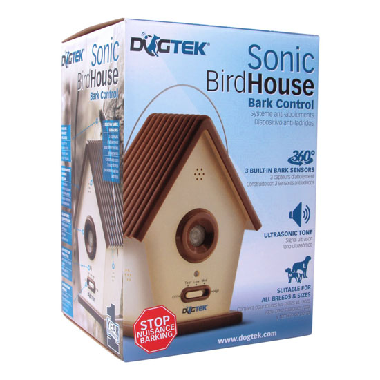 DOGTEK Sonic BirdHouse Bark Control For Both Outdoor and Indoor