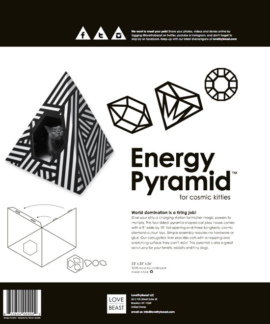 Energy Pyramid Cat House