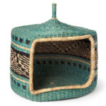 Hand Woven Grass Pet House Adds Warm Touch of Nature in The Room