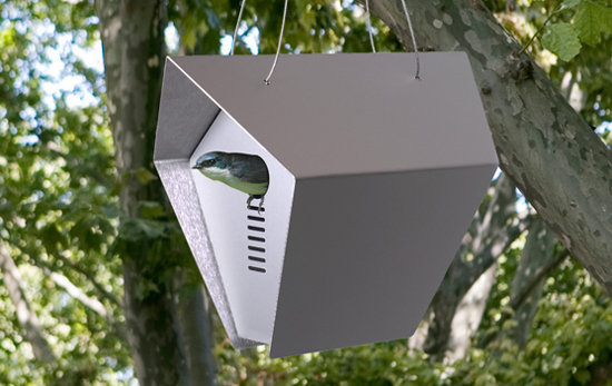 Hepper Roost Birdhouse - Mini Modern Bird House