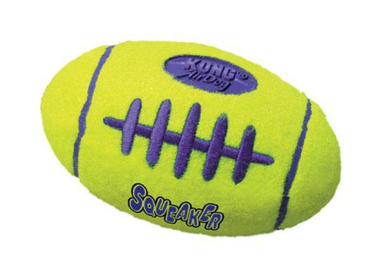 KONG Air Dog Squeaker Football Dog Toy