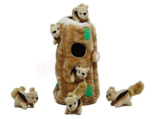 Kyjen Hide-A-Squirrel Puzzle Toy for Dogs