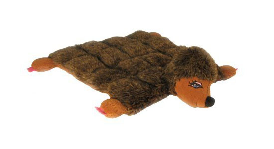 Kyjen Plush Puppies Dog Squeaker Mat Toy - Girl Hedgehog