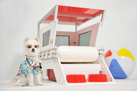 Lifeguard Doghouse by Melissa Rivera of Unleash Studio