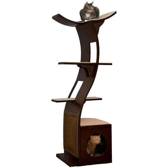 Lotus Cat Tower by The Refined Feline