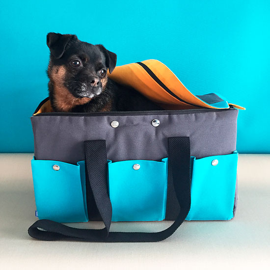 Melollevo 2-in-1 Pet Carrier and Travel Bed Summer Edition