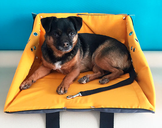 Melollevo 2-in-1 Pet Carrier and Travel Bed Summer Edition