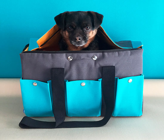 Melollevo 2-in-1 Pet Carrier and Travel Bed Summer Edition