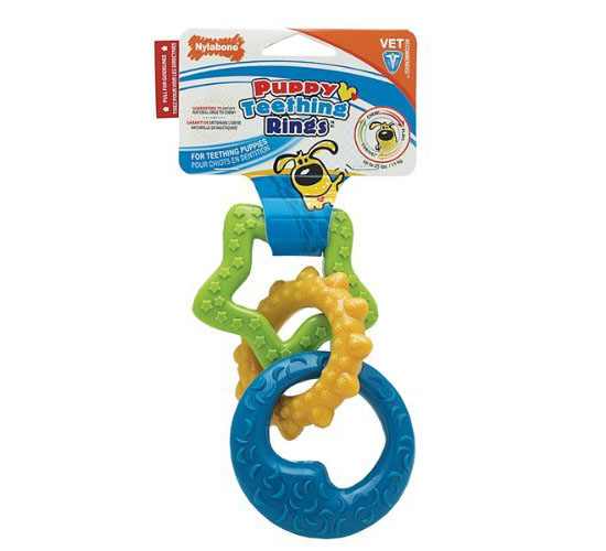 Nylabone Puppy Teething Rings Chew Toy