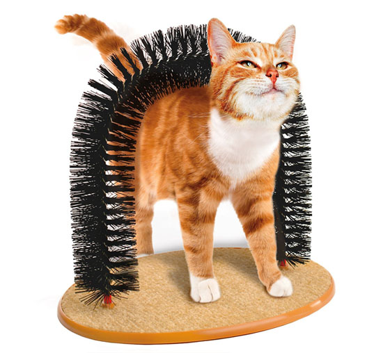 Purrfect Arch Self Groomer with Bag of Catnip