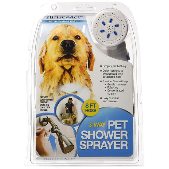 Rinse Ace 3 Way Pet Shower Sprayer