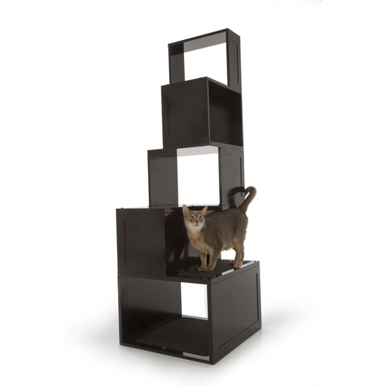 Sebastian 65-inch Modern Cat Tree by Designer Pet Products 