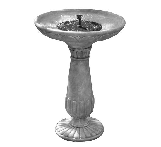 Smart Solar Birdbath Fountain