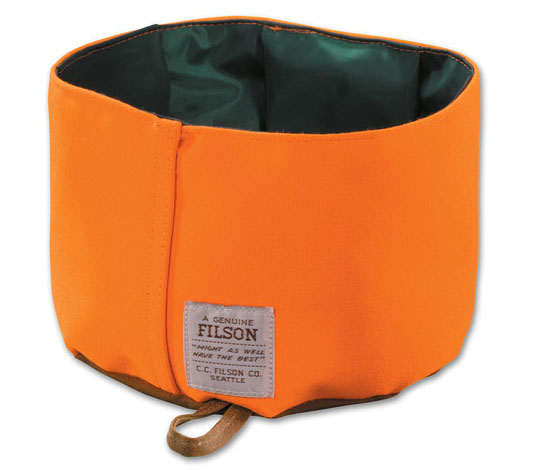 Tin Cloth Dog Bowl from Filson