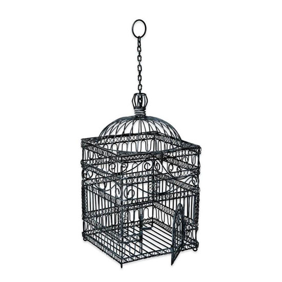 Achla Victorian Decorative Hanging Bird Cage