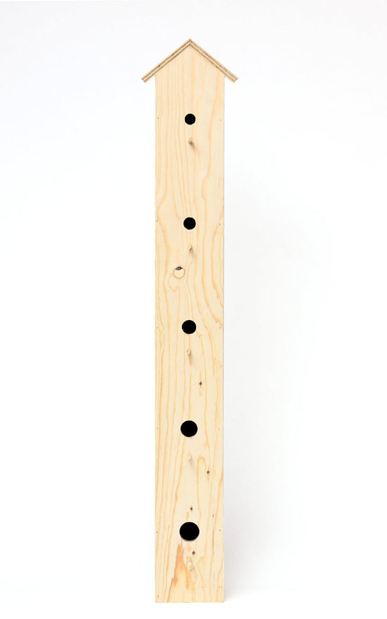 Tweety Tower Modern Birdhouse