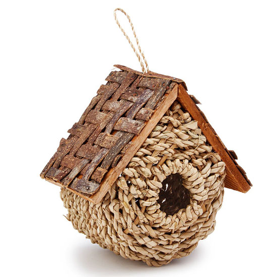 Wicker Bird Bungalow - Bird House