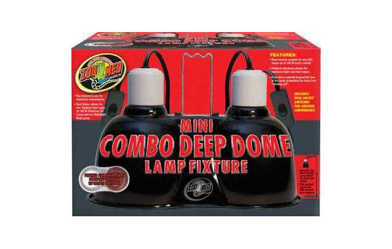 Zoo Med Mini Combo Deep Dome Lamp Fixture